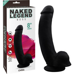 Fun Factory The Boss Ρεαλιστικό Dildo με Βεντούζα Μαύρο