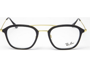 Ray-Ban RB7098 2000 Γυναικείος Σκελετός Γυαλιών Οράσεως Κοκάλινος Μεταλλικός Χρυσός Μαύρος