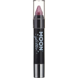 MOON ΟΛΟΓΡΑΦΙΚΟ ΜΟΛΥΒΙ GLITTER FACE & BODY PAINTING PINK 3,2g G06537