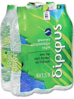 ΔΙΡΦΥΣ Επιτραπέζιο Νερό 6*1,5lt