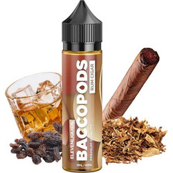 Baccopods - Rum Cigar 15ml/60ml (Καπνός Πούρου, Ρούμι & Σταφίδα) (Flavour Shots)