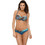 Marko Bikini Set Strapless με Ενίσχυση Πολύχρωμο Πετρόλ M-534-129728