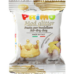 Πηλός Glitter Χρυσό 250gr