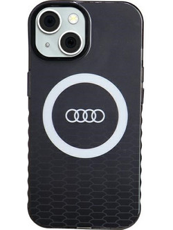 Audi IML Big Logo MagSafe case for iPhone 15 / 14 / 13 - black
