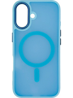 Magnetic Collection MagSafe case for iPhone 16 Plus - light blue