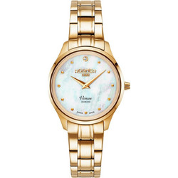 Roamer Γυναικείο Ρολόι με Χρυσό Μεταλλικό Μπρασελέ R601857488920