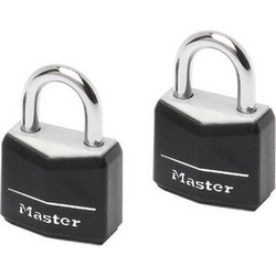 MASTER LOCK 9120EURTBLK ΣΕΤ 2 ΛΟΥΚΕΤΟ ΠΡΟΣΤΑΤΕΥΤΙΚ ΚΑΛΥΜΜΑ 20 mm