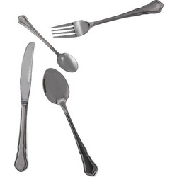Σετ ανοξείδωτα μαχαιροπήρουνα 24 τμχ SP tableware Milan Black 40010707