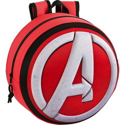 Safta 3D The Avengers Σχολική Τσάντα Πλάτης Νηπιαγωγείου Κόκκινη 642260358