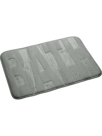 Χαλάκι μπάνιου Versa Bath Γκρι βαμβάκι (40 x 60 cm)