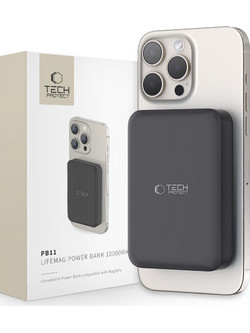 Tech-Protect PB11 Magsafe Power Bank 10000mAh 15W με Θύρα USB-C Black