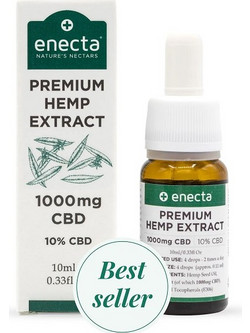 Enecta Premium Hemp Extract 10% CBD 1000mg 10ml