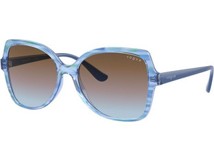 Vogue VO5488S 3060/48 Γυναικεία Γυαλιά Ηλίου Πεταλούδα Κοκάλινα Μπλε με Καφέ Φακό