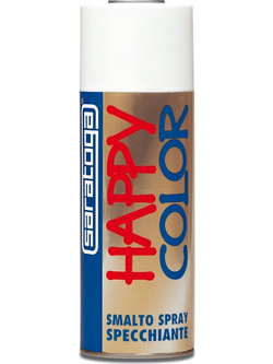 Saratoga Happy Specchiante Σπρέι Βαφής Lucid Steel Mirror 400ml