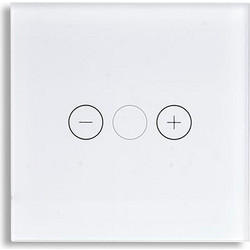 ΓΥΑΛΙΝΟ ΠΑΝΕΛ DIMMER ΑΦΗΣ ΑΣΠΡΟ ΧΡΩΜΑ