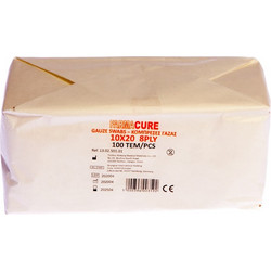 Farmacure Μη Αποστειρωμένες Γάζες 8ply 10x20cm 100τμχ