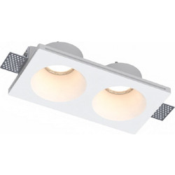 Inlight Χωνευτό σποτ από γύψο 2XGU10 D:21cm (Χ0015-WH)