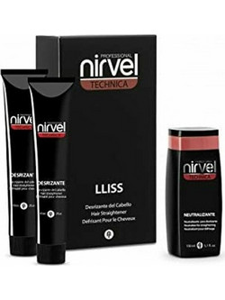 Nirvel Tec Liss Hair Straightener Σετ Θεραπείας Μαλλιών για Επανόρθωση 3τμχ