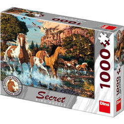 Puzzle Dino Secret Collection Άλογα 1000 Κομμάτια