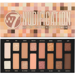 W7 Nudification Wear It G Bare It Pressed Pigment Παλέτα Σκιών 12gr