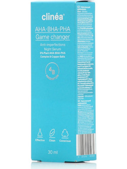 Clinea Game Changer Ενυδατικό Serum Προσώπου με AHA & BHA 30ml