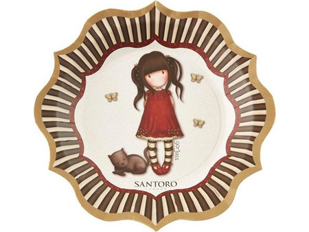 Santoro Gorjuss ruby Πιατάκια 8τεμ - Br52392
