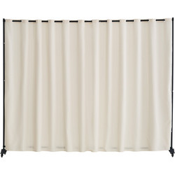 VEVOR Room Divider Φορητό πάνελ Διαχωριστικό δωματίου με ρόδες Privacy Screen Beige