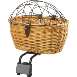 M-WAVE ΚΑΛΑΘΙ WICKER 2 ΣΕ 1 ΨΑΘΙΝΟ ΓΙΑ ΣΚΥΛΟ 431604 Καφέ