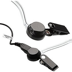 The Security Store Earpiece for BAOFENG and H777 Radio (Bodyguard Style Covert Acoustic Tube Headset with HQ PTT Microphone)