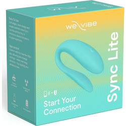 We-Vibe Sync Lite Stimulator Turquesa Διπλός Δονητής