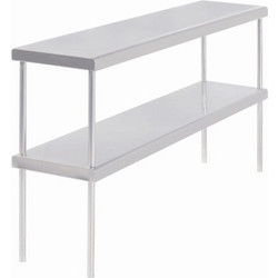 NIKI INOX RA 2R 134 134X30X70 ΡΑΦΙΕΡΑ ΔΙΠΛΗ ΕΠΙΤΡΑΠΕΖΙΑ