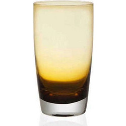 Cryspo Trio Σετ Ποτήρια Νερού Γυάλινα Irid Amber 540ml 6τμχ 52.014.50