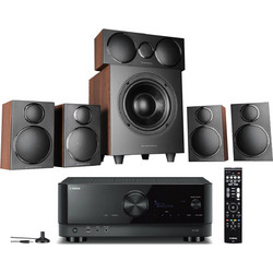 Yamaha RX-V6A + Υamaha NS Πλήρες Set Home Cinema 7.2 150W Black