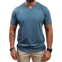 Rebase - 251RTS-9032 - Dusty Blue - Μπλούζα Μακό - light blue