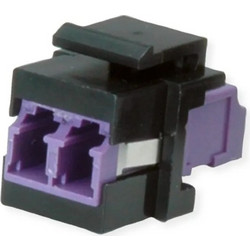 Roline Fiber Optic Keystone Jack LC/LC Duplex Multimode OM4 21.17.0002