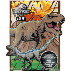 Προσχεδιασμένες Σελίδες Χρωματισμού Jurassic World 24 Φύλλα + 1 Σελίδα Αυτοκόλλητα + 6 Μαρκαδόρους (570967)