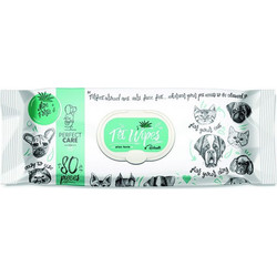 Perfect Care Wipes Μαντηλάκια Καθαρισμού Aloe Forte 80τμχ