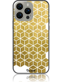 Gold Cubes Θήκη Κινητού Σχέδιο 50038 - iPhone, iPhone 15 Pro Max, Soft TPU Case