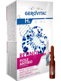 Gerovital H3 Retinol Αντιγηραντικό Serum Προσώπου με Ρετινόλη 10x2ml