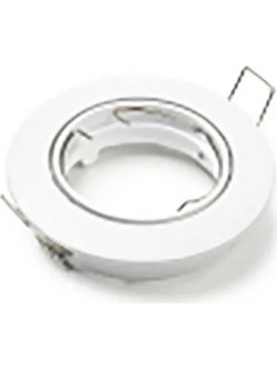 123LED GU10 Round White Fitting (LDR08000)