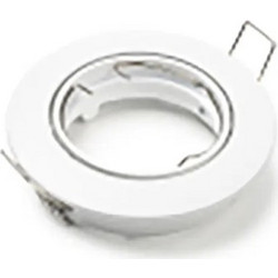 123LED GU10 Round White Fitting (LDR08000)