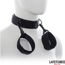 Ohmama Nylon Collar with Wrist Restraints