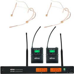 MIPRO ACT-500 MU-55HNS Twin 5NB Σετ Μικρόφωνο