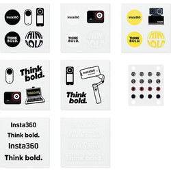 Button Sticker Set Insta360 Tactile button stickers, locate easier the buttons (CINSEAVR)