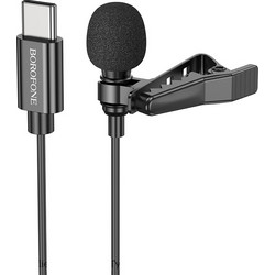 Μικρόφωνο Πέτου Borofone BFK11 Elegant Lavalier με USB-C Καλώδιο 2m