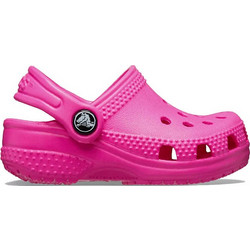 Crocs Littles Taffy Παιδικά Παπούτσια Θαλάσσης για Κορίτσι Ανατομικά Φούξια 11441-6TW