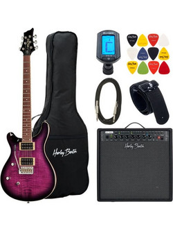 Harley Benton CST-24T LH Purple Burst Set