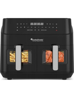 TurboTronic TT-DAF6W Air Fryer 9lt με Διπλό Κάδο