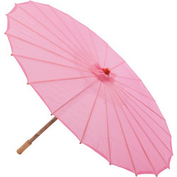 Διακοσμητική υφασμάτινη ομπρέλα Ροζ 82cm 157.002.0040.12