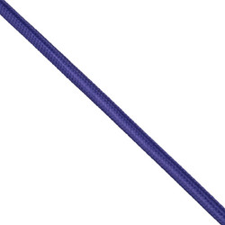 77611 Στρογγυλό Υφασμάτινο Καλώδιο 1m 2 x 0.75mm Μωβ